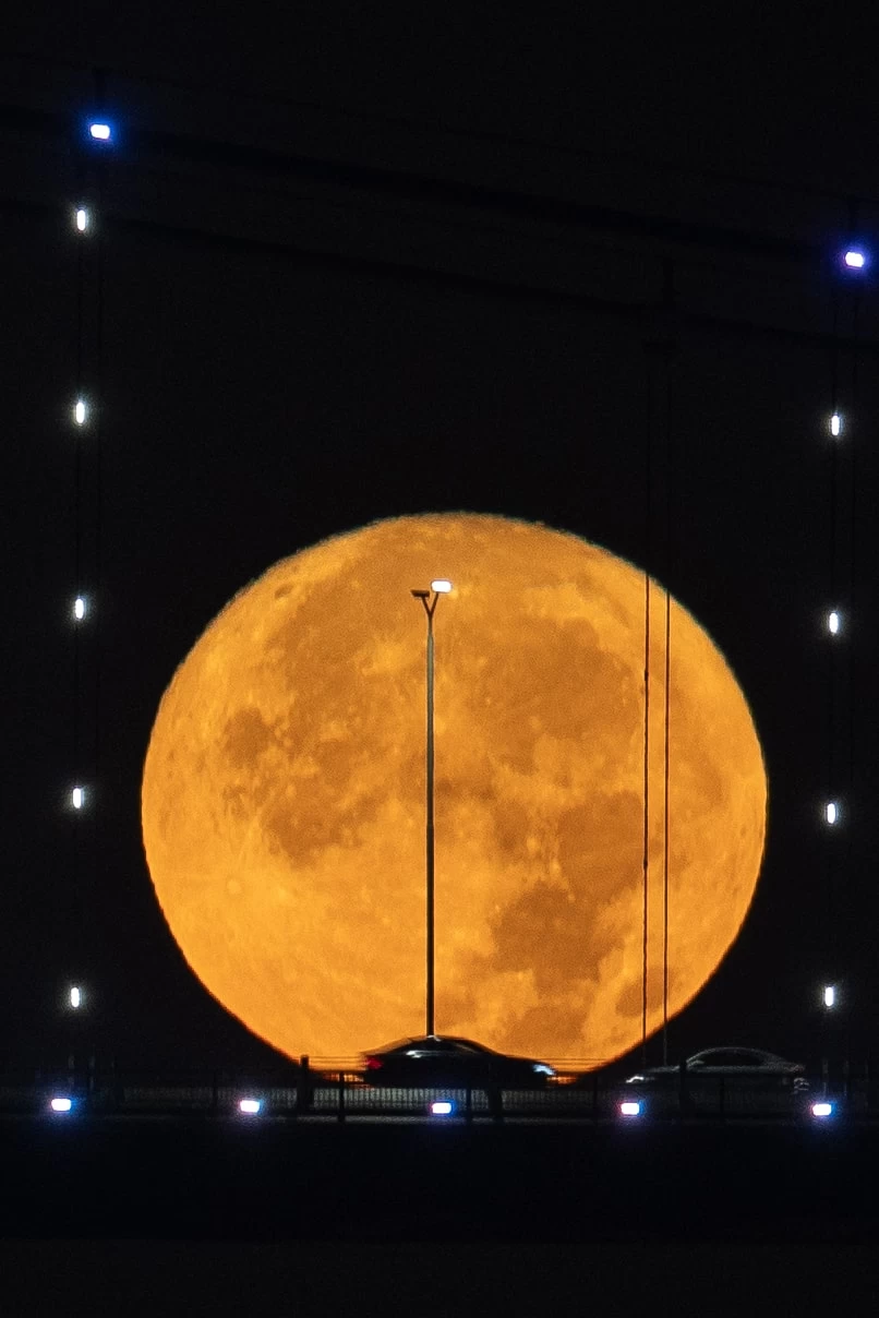 İstanbul'dan dolunay manzaraları 12