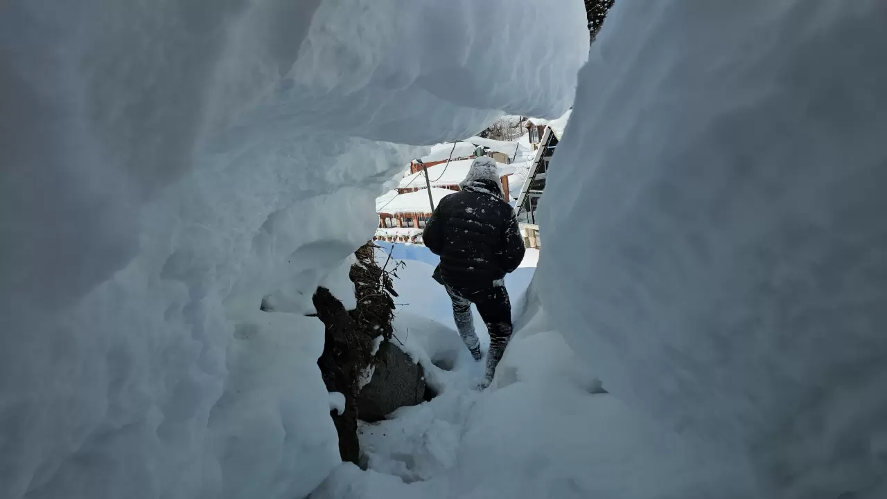Ayder Yaylası'nda kar örtüsü, doğanın büyüleyici halini oluşturdu 7