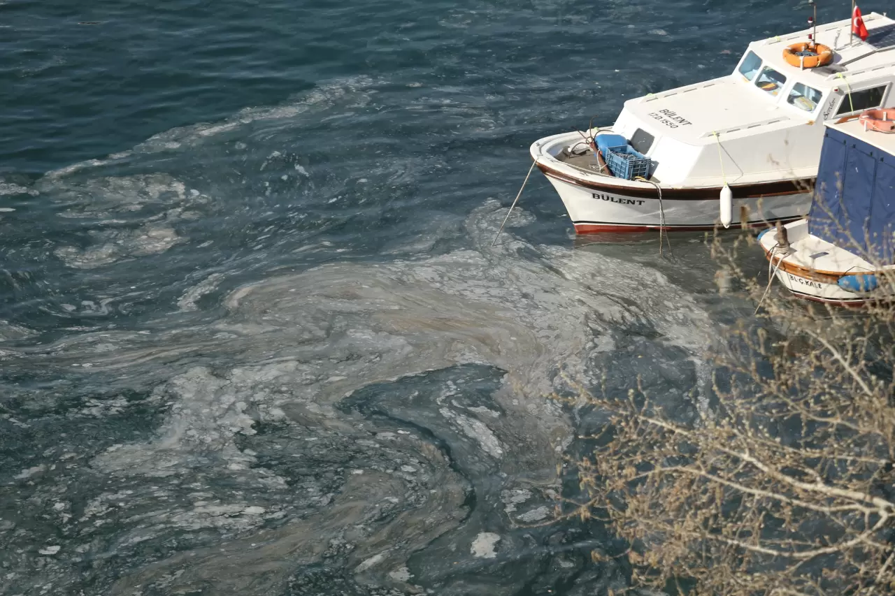 Çanakkale sahillerinde müsilaj görüldü 1