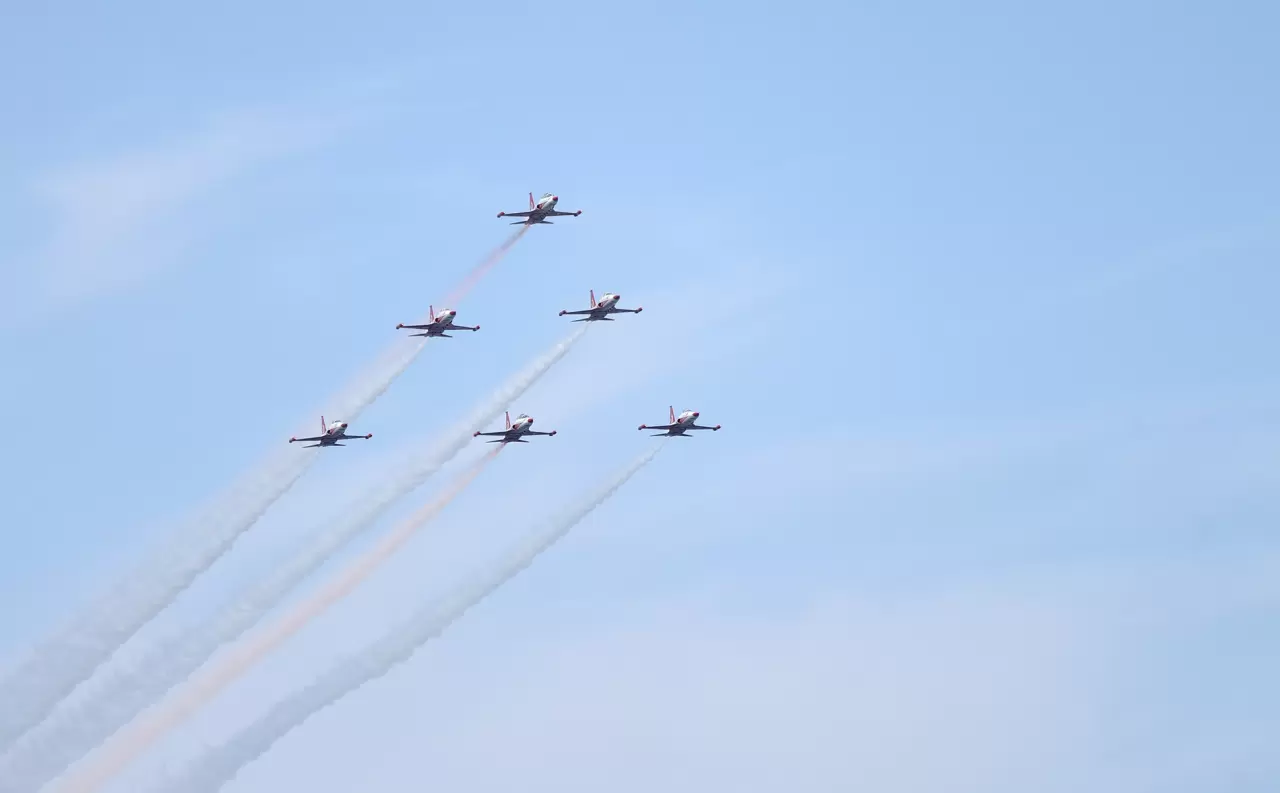 Antalya semalarında prova uçuşu 1