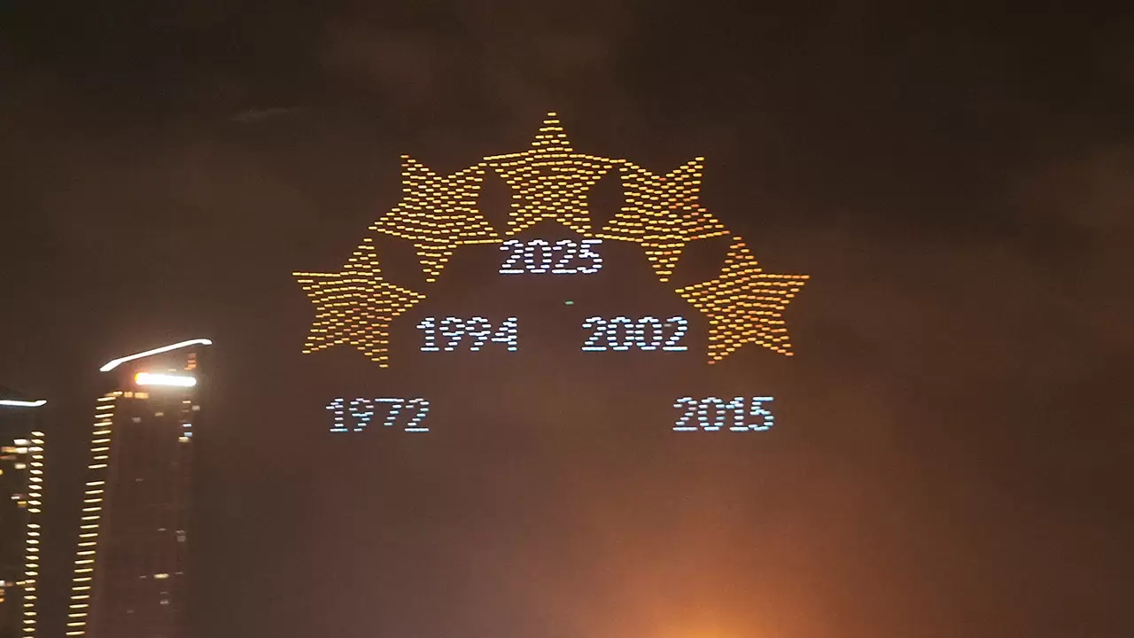 Galatasaray'dan dron gösterisi 2