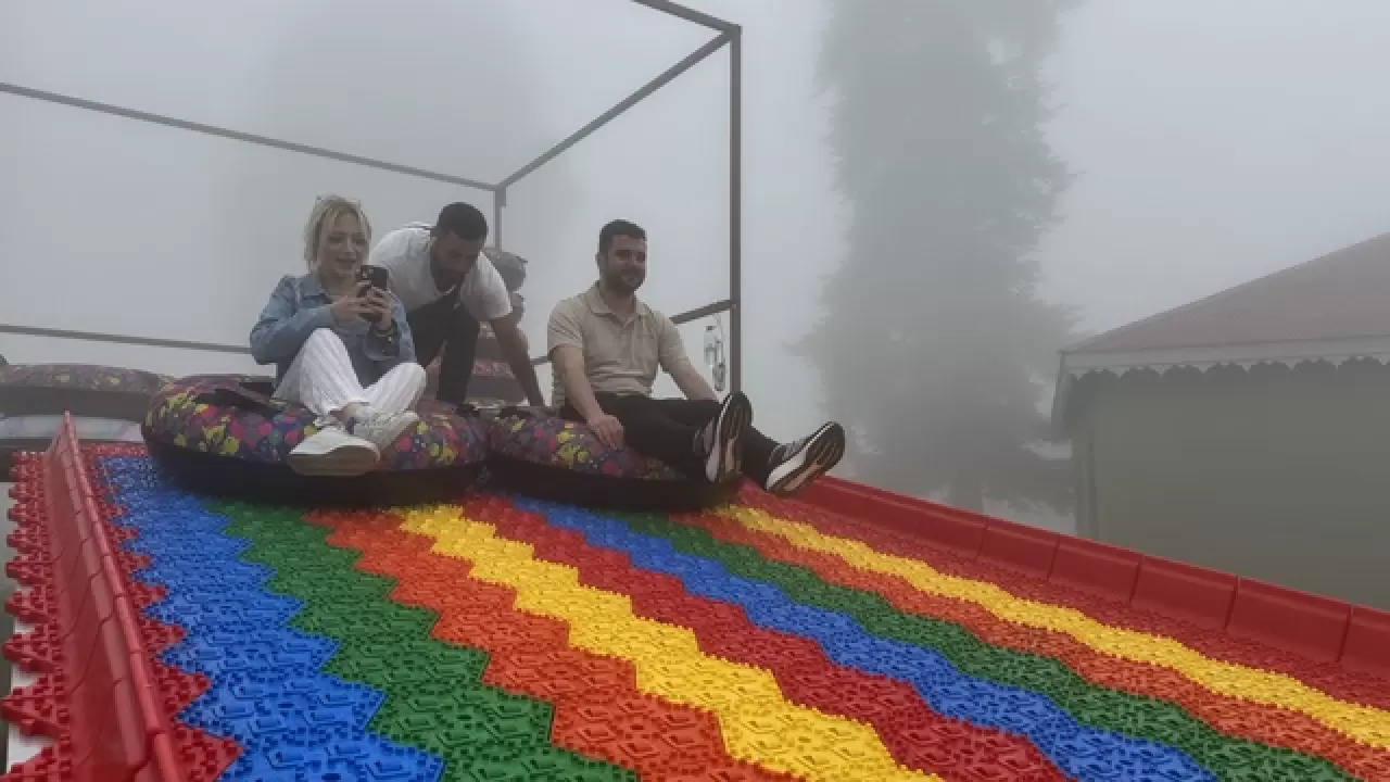 Yaylada 161 metrelik adrenalin kaydırağı 4