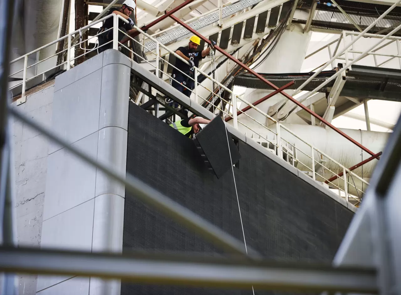 Fenerbahçe stadındaki scoreboardlar yenileniyor 3