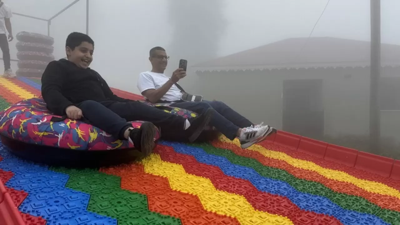 Yaylada 161 metrelik adrenalin kaydırağı 5