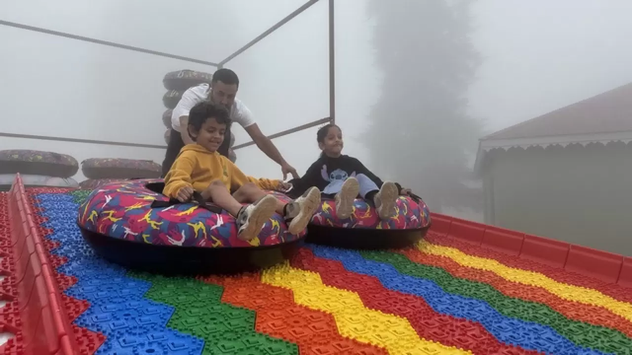 Yaylada 161 metrelik adrenalin kaydırağı 8