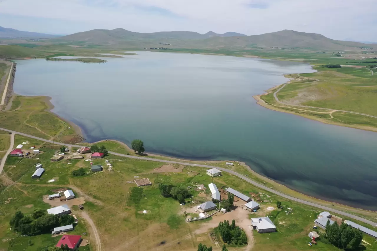 Patnos Barajı'nda su seviyesi kar suları ve ilkbahar yağışlarıyla yükseldi 2