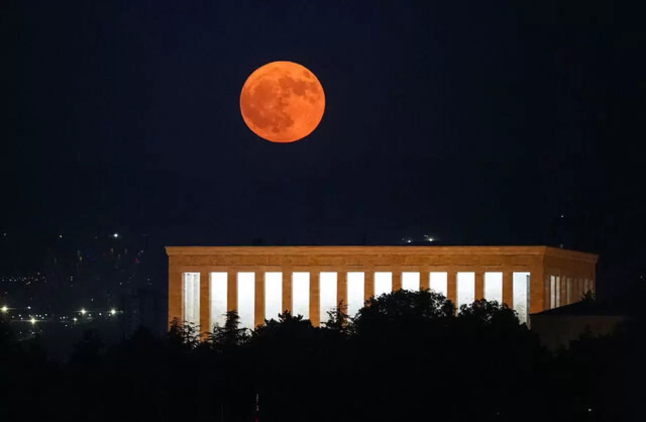 Türkiye'den Dolunay manzaraları 7
