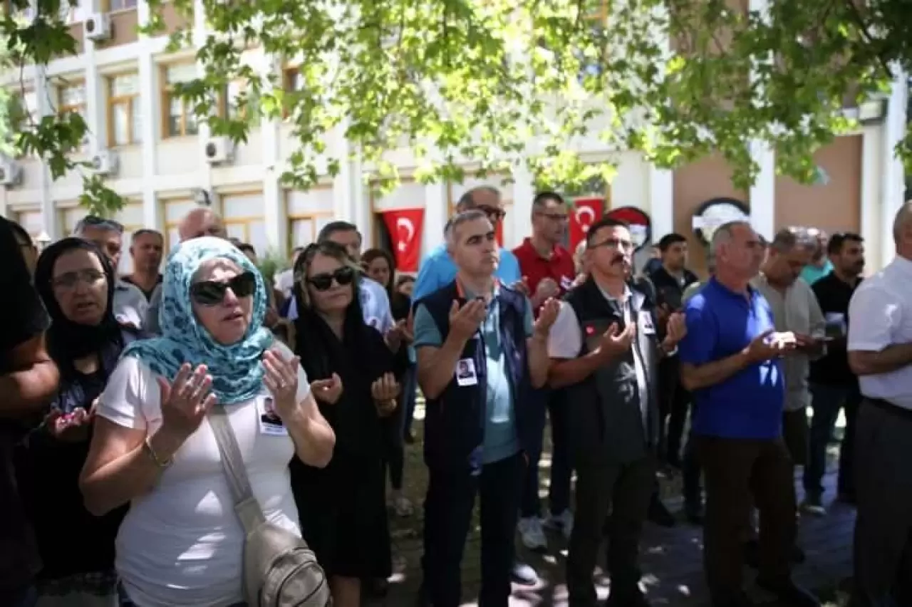 Orman şehidi son yolculuğuna uğurlandı... 1