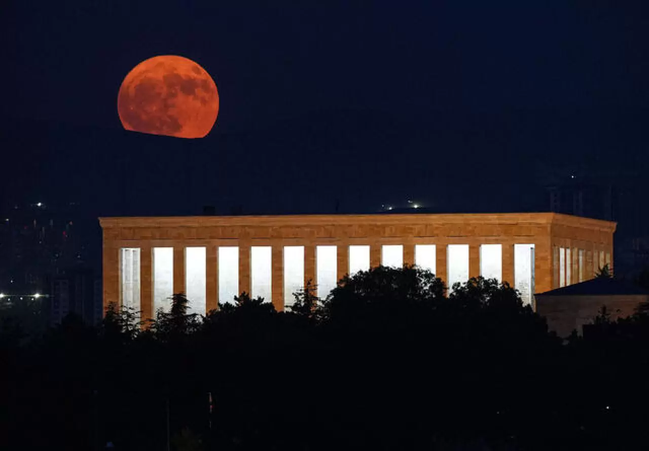 Türkiye'den Dolunay manzaraları 3