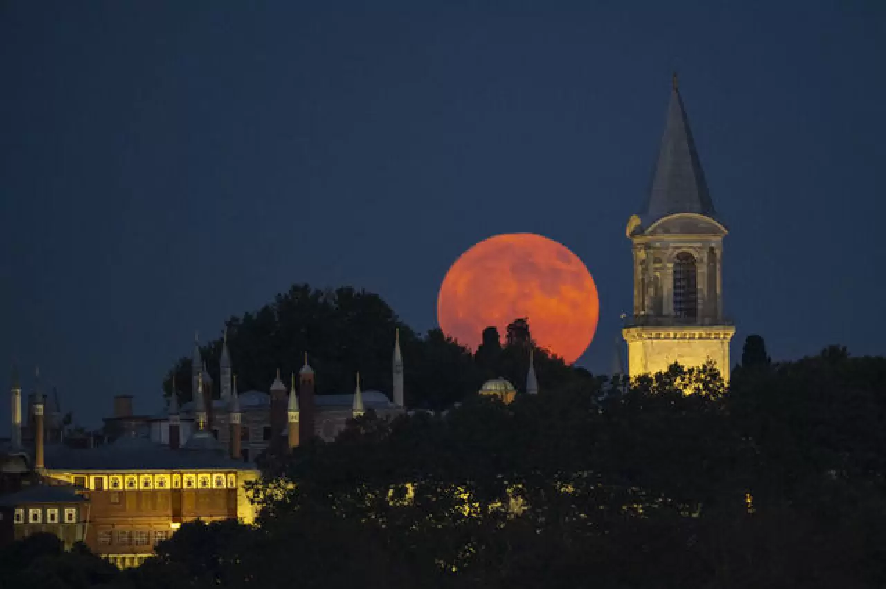 Türkiye'den Dolunay manzaraları 2