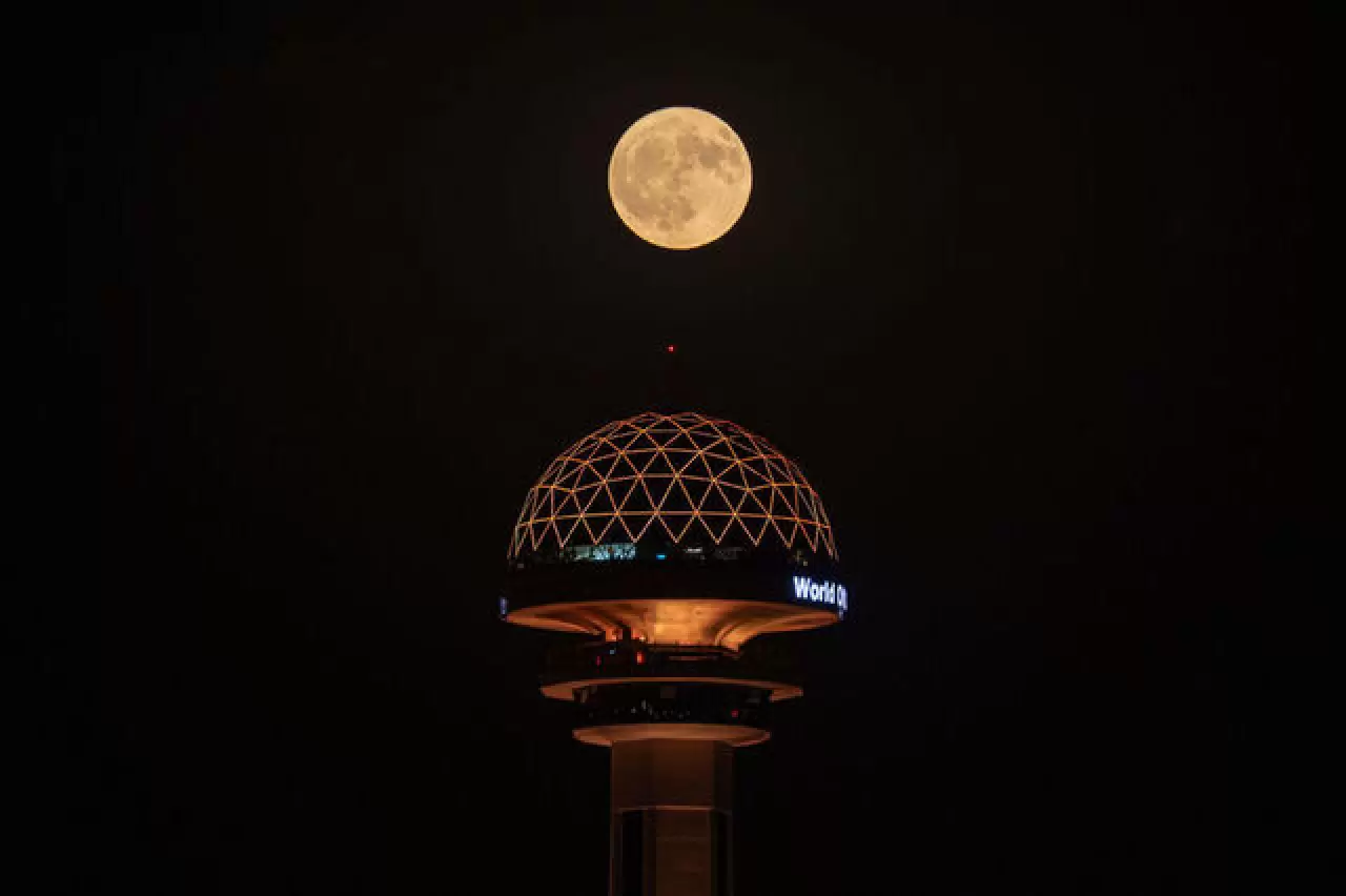 Türkiye'den Dolunay manzaraları 4