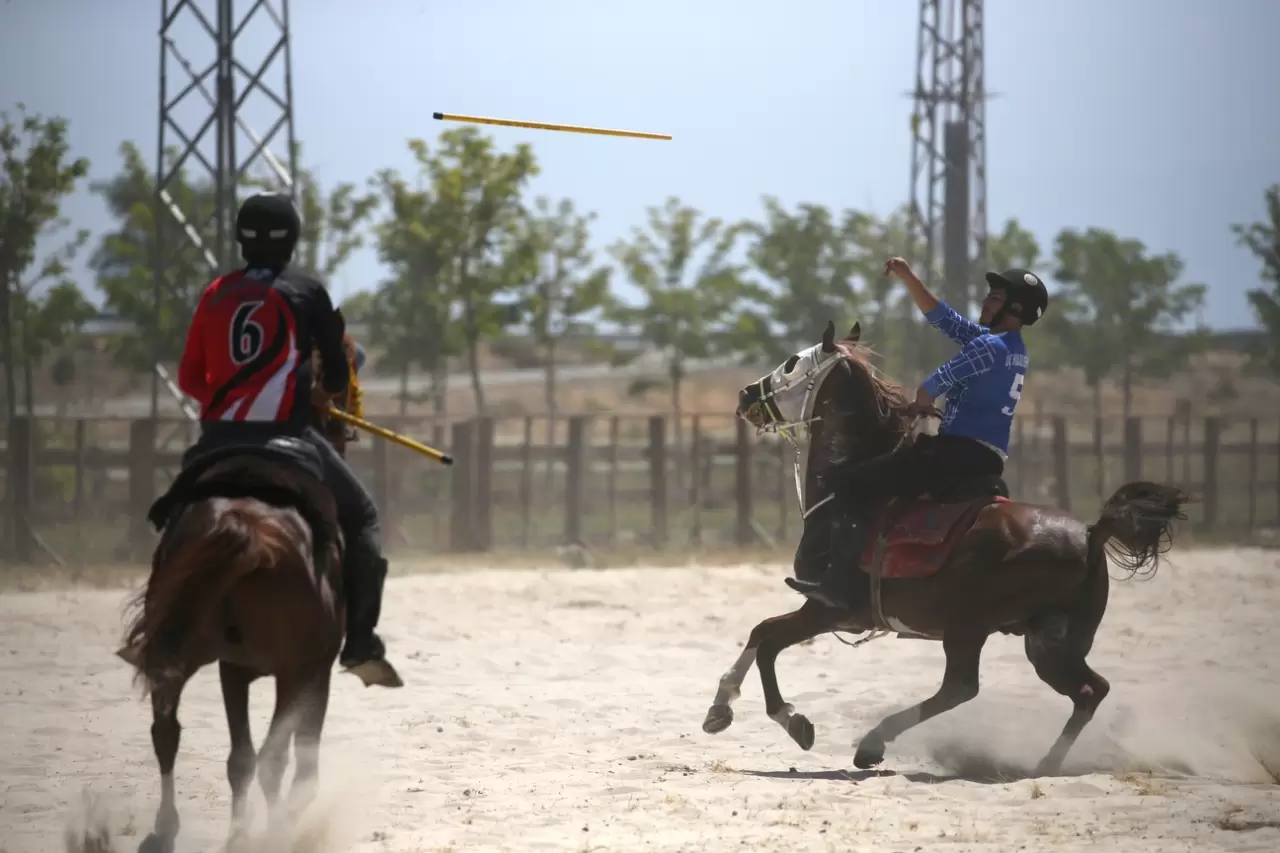 Malazgirt Zaferi kutlamalarında cirit şöleni 3
