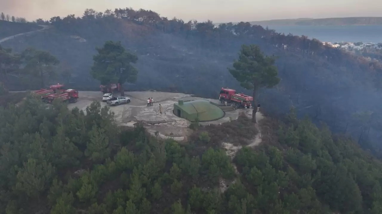 Orman yangınlarında son durum: Çanakkale'deki yangın büyük oranda kontrol altında 7