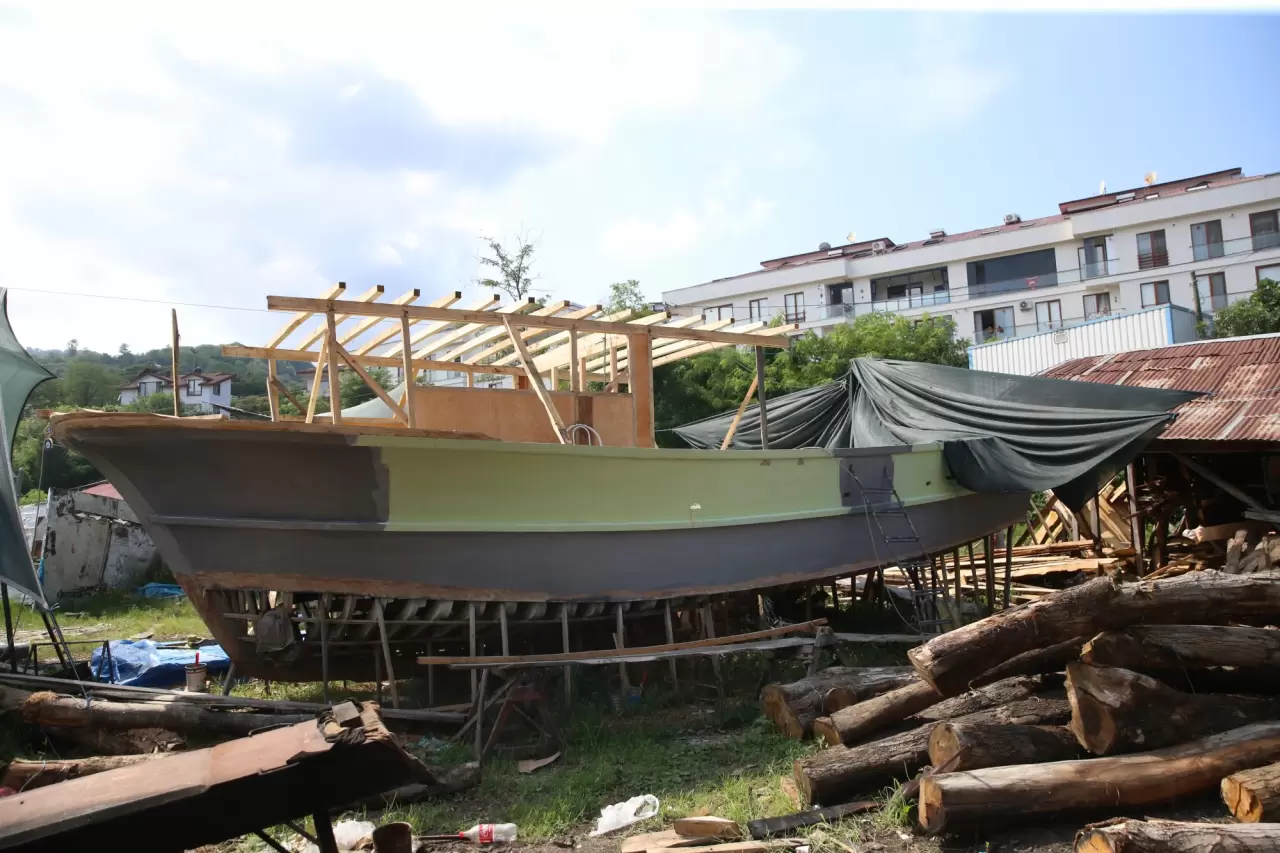 150 ahşap teknede onun el emeği var 5