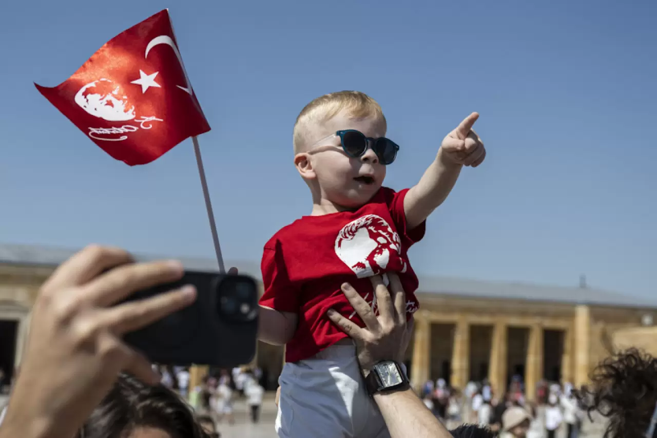 Büyük Zafer'in 103. yılında Anıtkabir'de Ata'ya saygı ziyaretleri 1