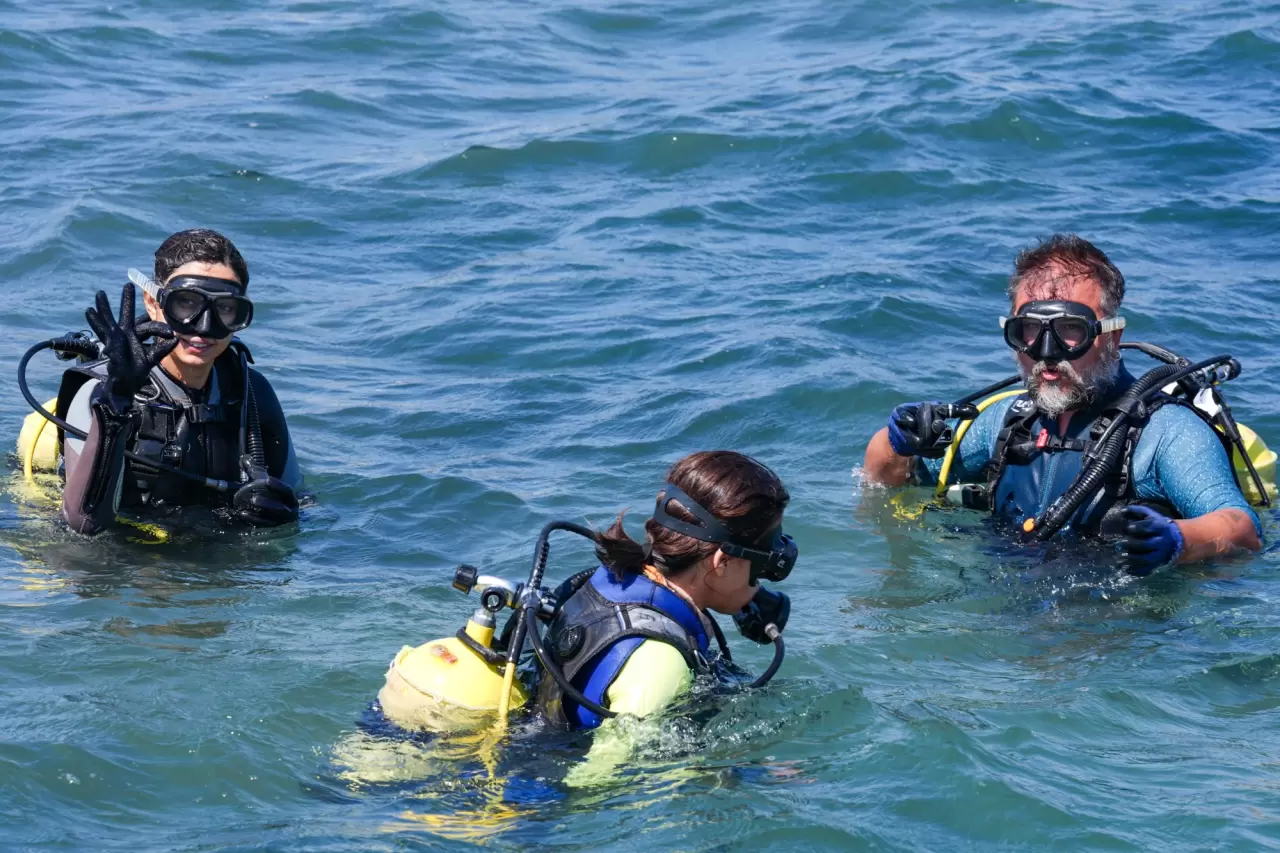 Su altında kalan binlerce yıllık liman üzerinde arkeoloji çalışmaları sürüyor 5