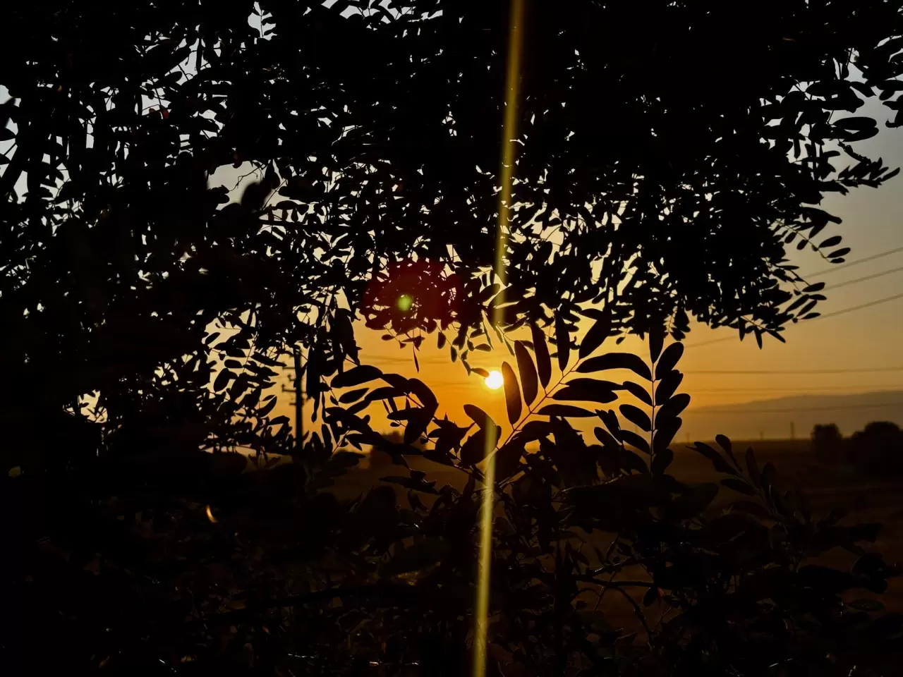 Ağrı’da gün batımı görsel şölen oluşturdu 2