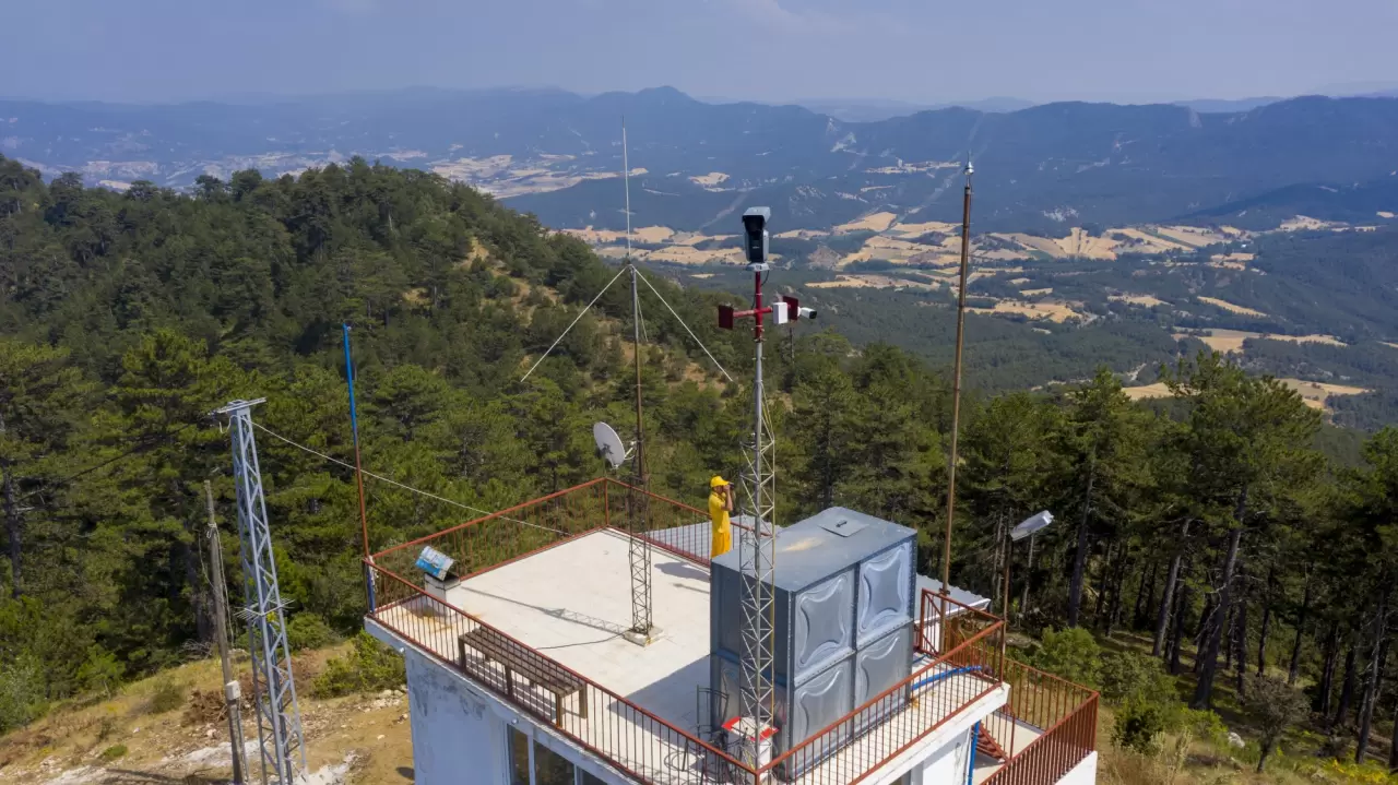 Orman yangını erken tespit ve müdahale için çalışmalar sürülüyor 5