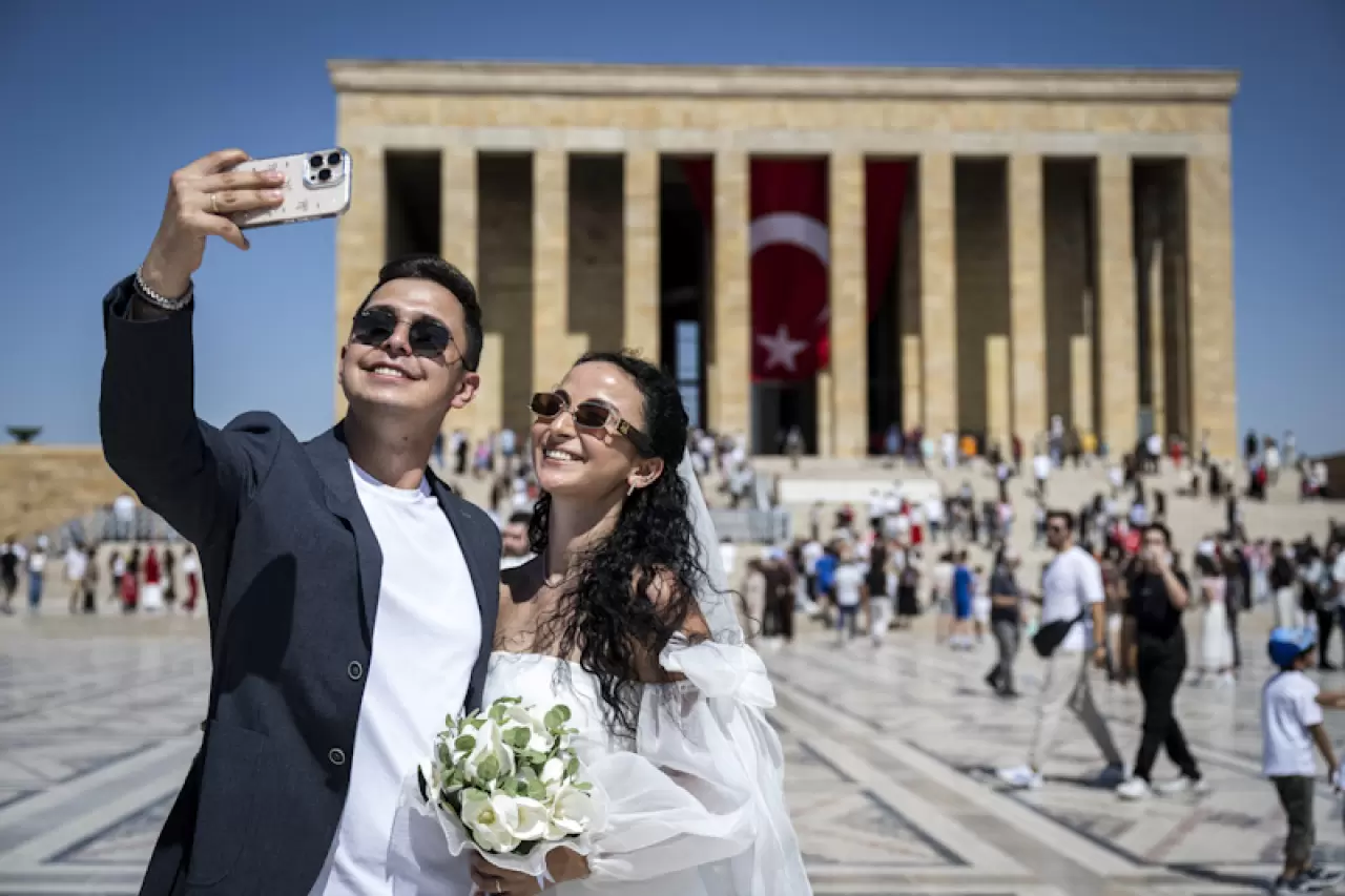 Büyük Zafer'in 103. yılında Anıtkabir'de Ata'ya saygı ziyaretleri 2