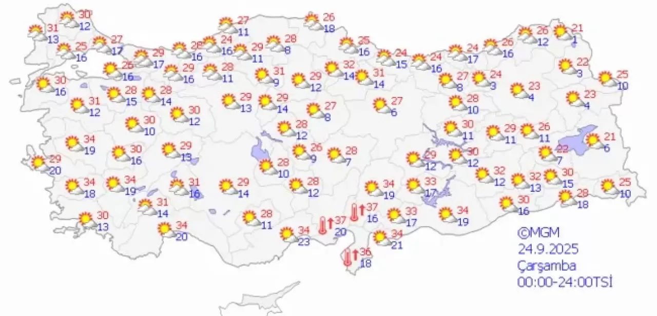 Meteoroloji uyardı! 24 ilde kuvvetli sağanak ve fırtına! 8