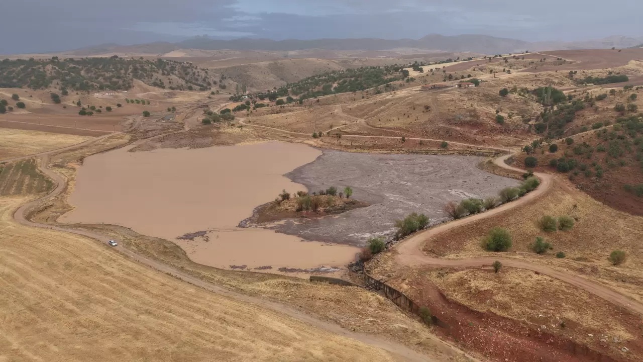 Kuraklıktan kırılıyordu! Kırıkkale göleti yeniden dolmaya başladı 2