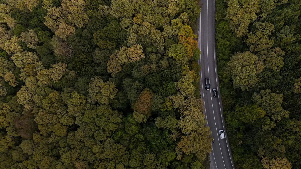 Bolu-Seben yolunda muhteşem sonbahar güzelliği 3