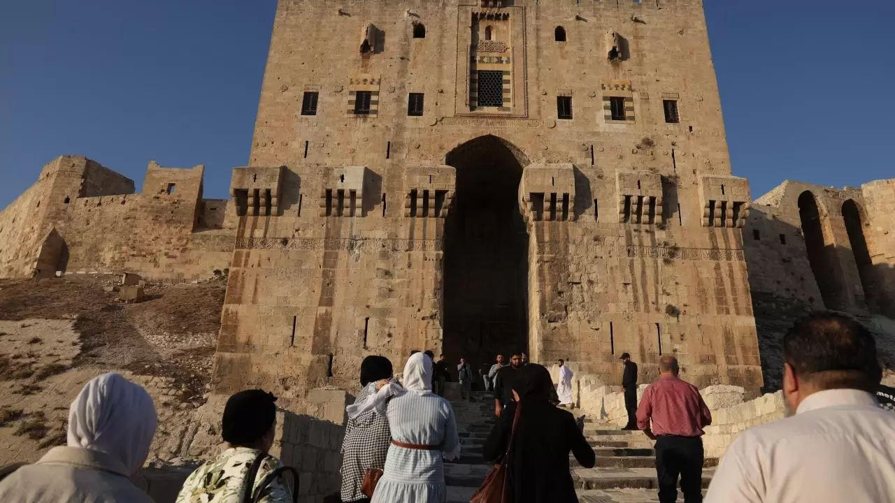 Restorasyonu tamamlanan Halep Kalesi ziyarete açıldı 2