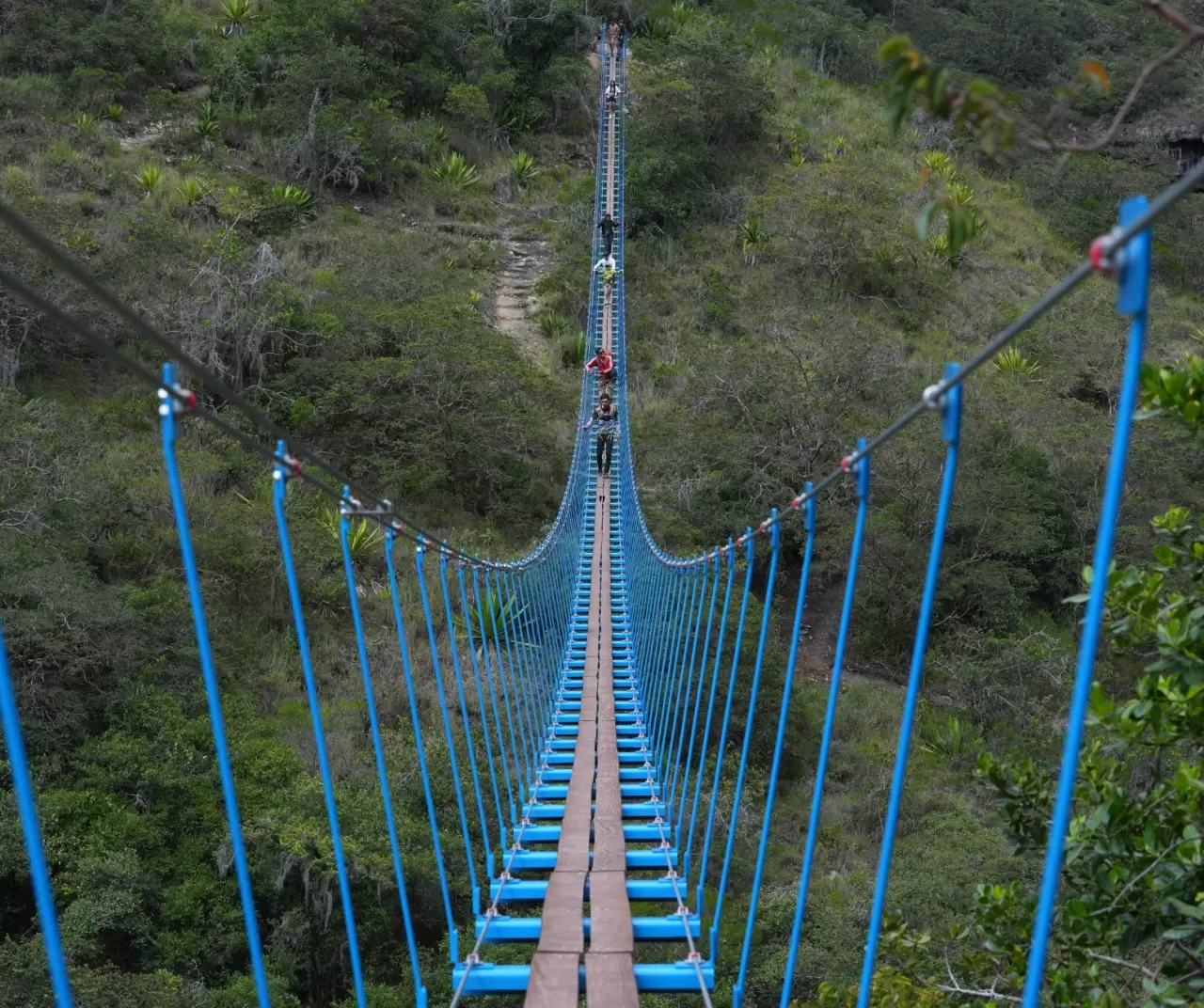 Kolombiya’da Muisca mirasını yansıtan asma köprüler ziyaretçileri büyülüyor 7