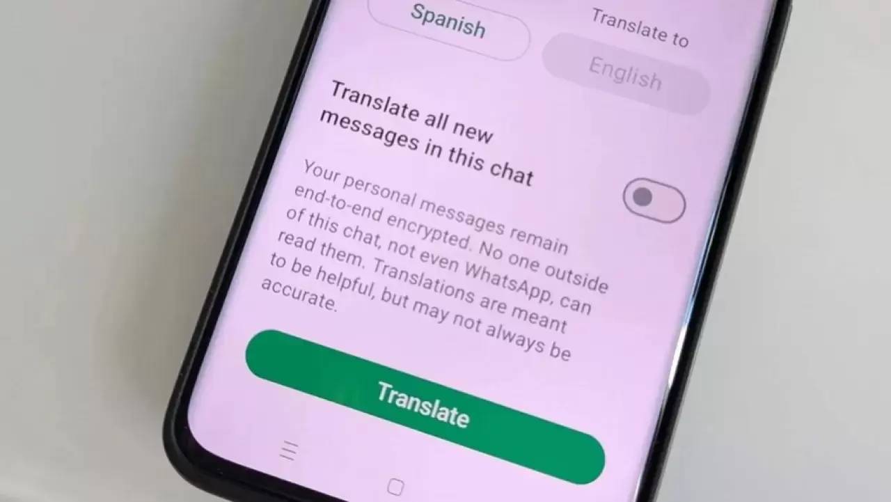 WhatsApp’a çeviri özelliği geliyor 5
