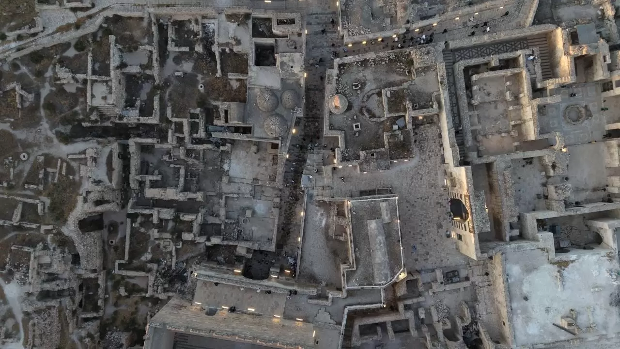 Restorasyonu tamamlanan Halep Kalesi ziyarete açıldı 7