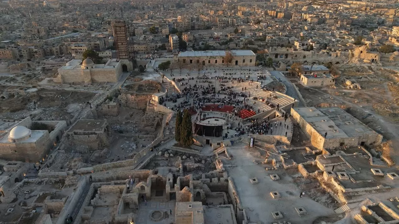 Restorasyonu tamamlanan Halep Kalesi ziyarete açıldı 8