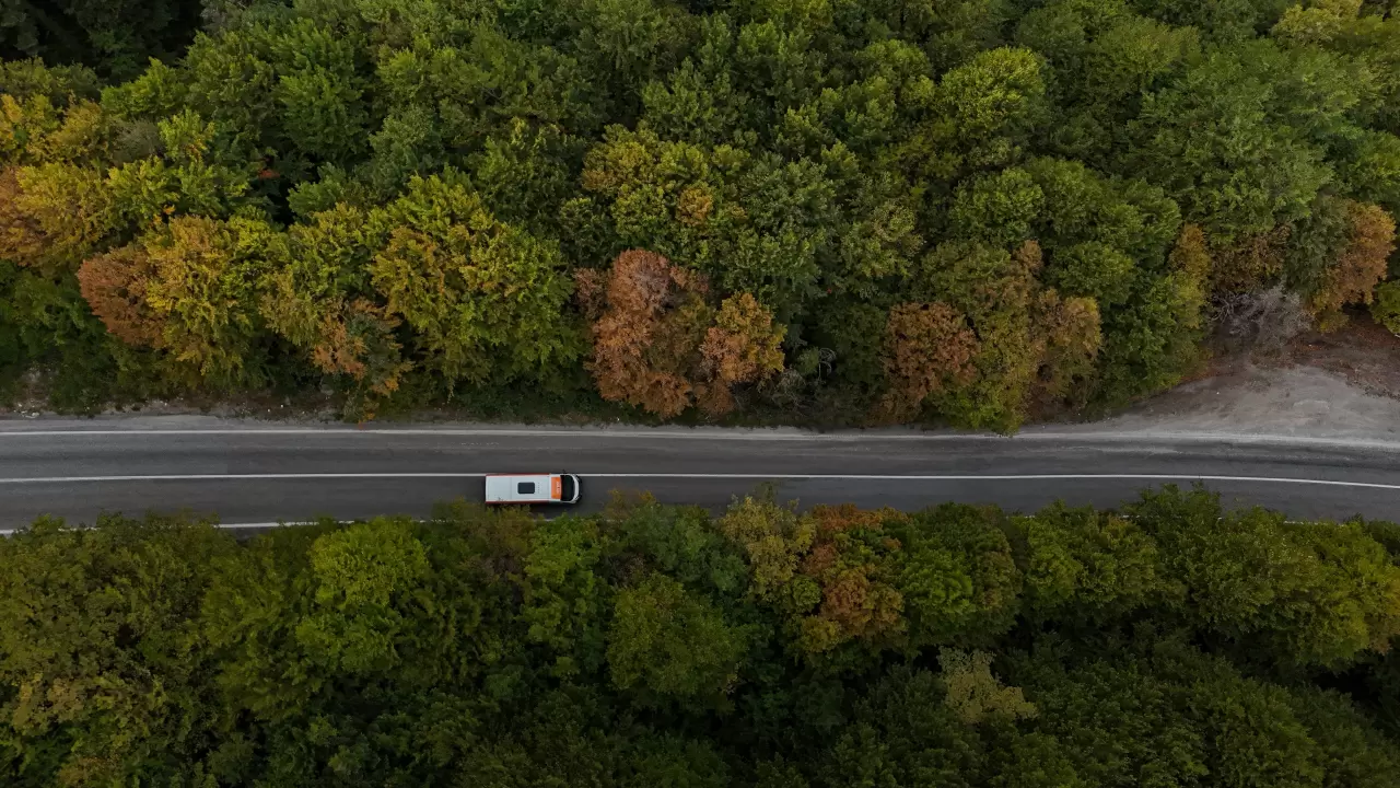 Bolu-Seben yolunda muhteşem sonbahar güzelliği 2