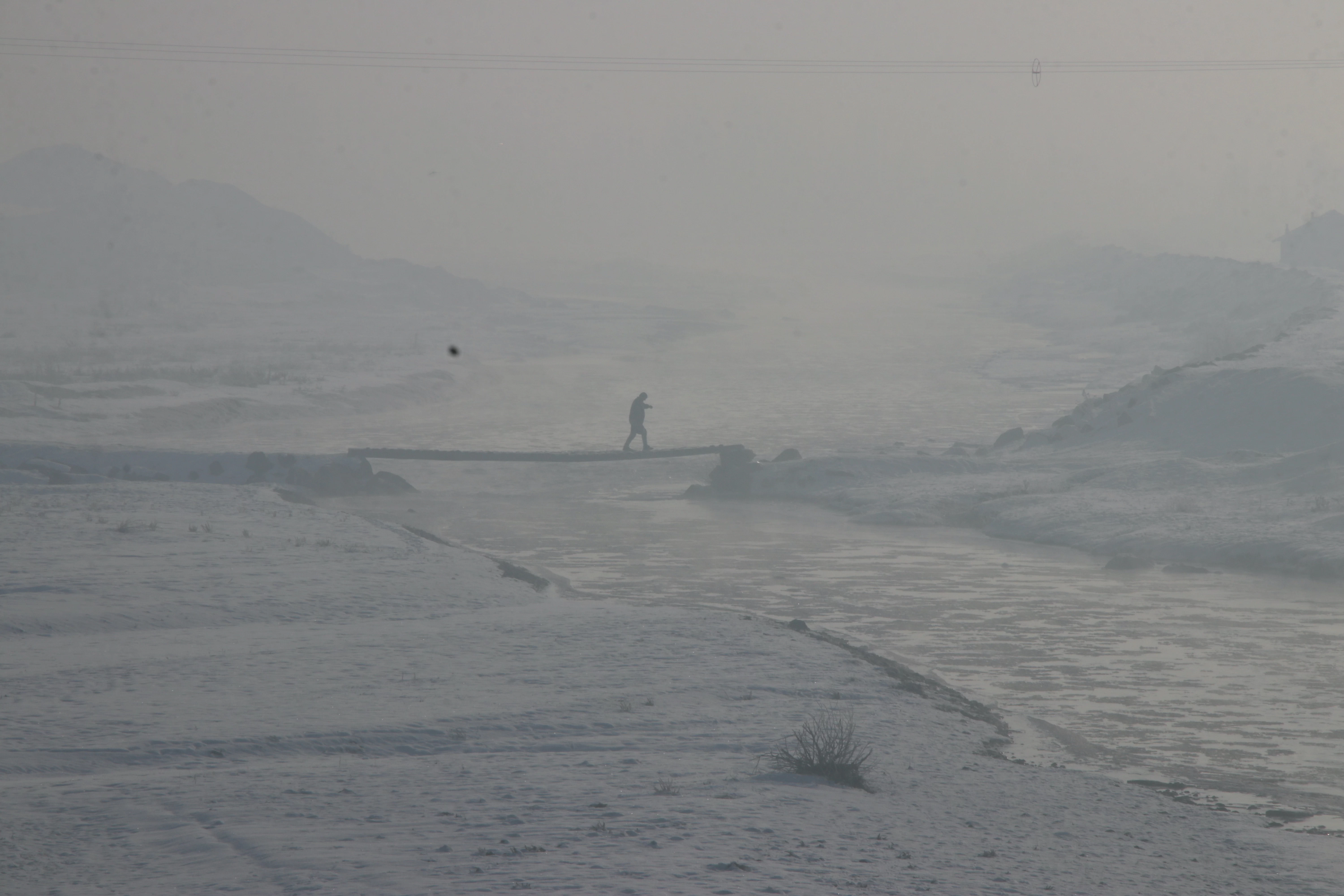 Ağrı'da dondurucu soğuk... Termometreler -15'i gördü! 1