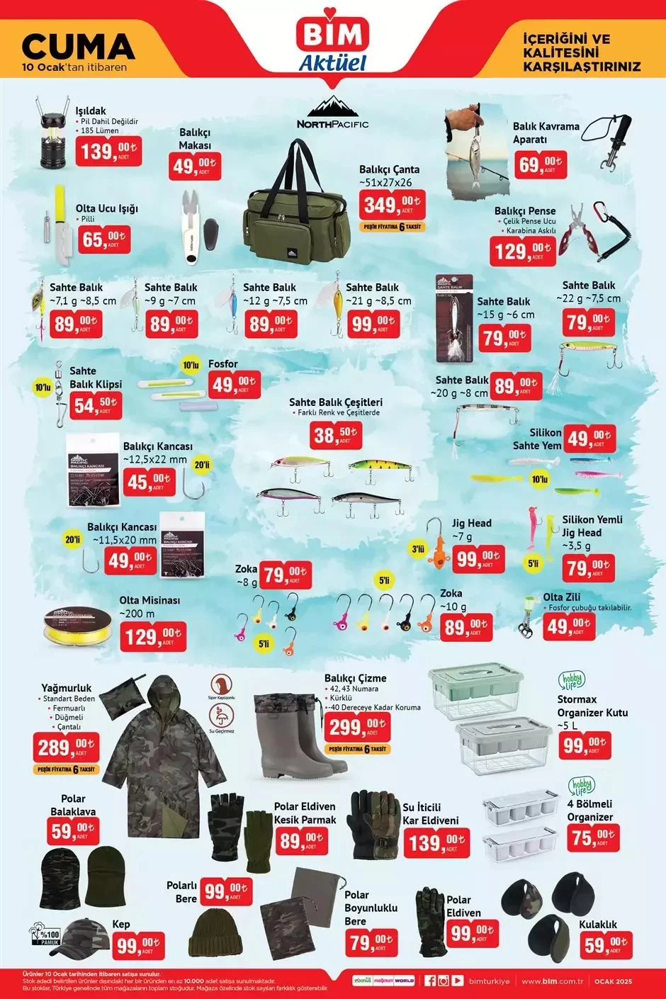 10 Ocak BİM aktüel ürünler kataloğu çıktı! BİM aktüelde bu hafta neler var? 3