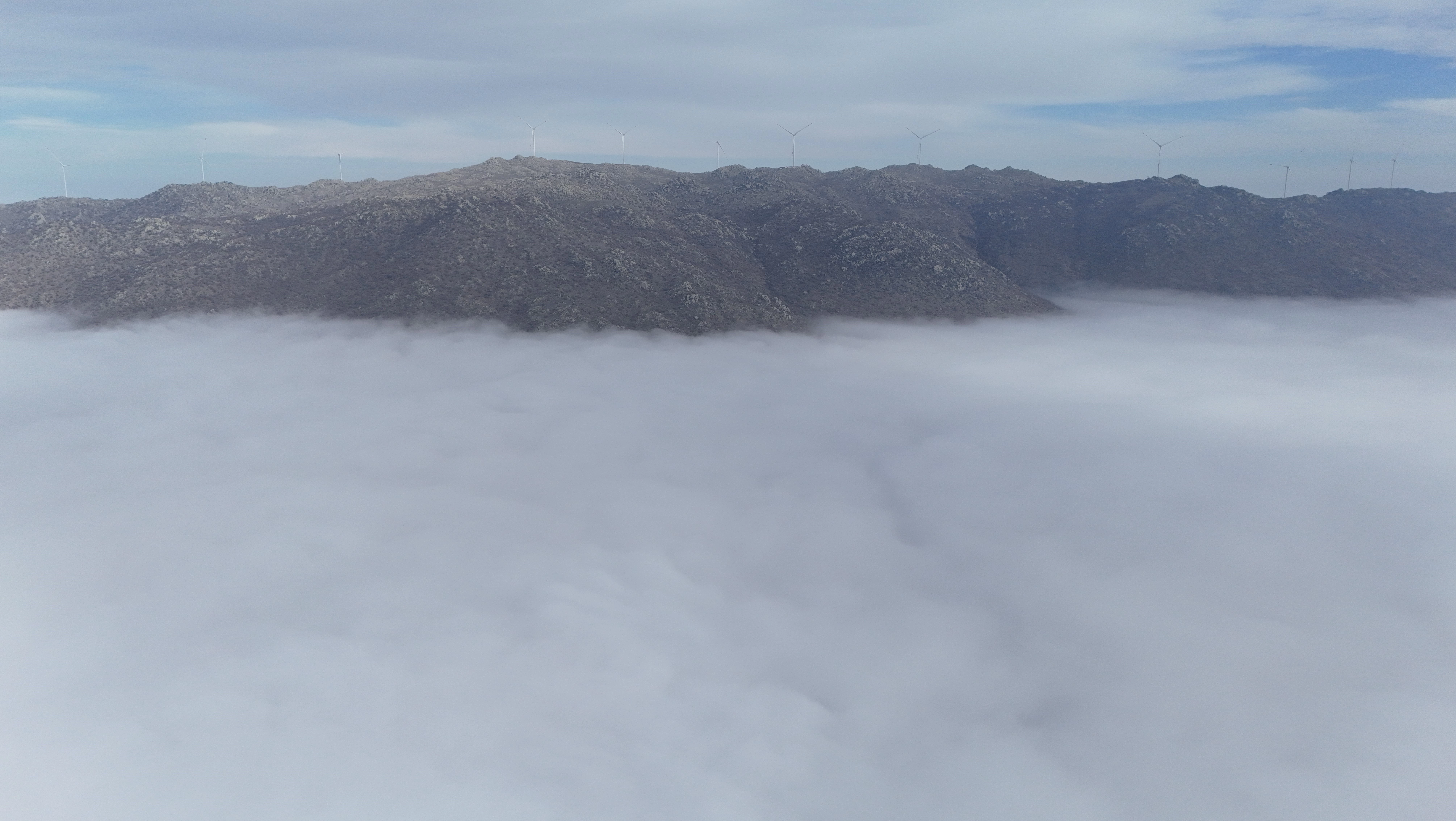 Sis bulutu, Kırıkkale'yi beyaz örtüyle kapladı 4