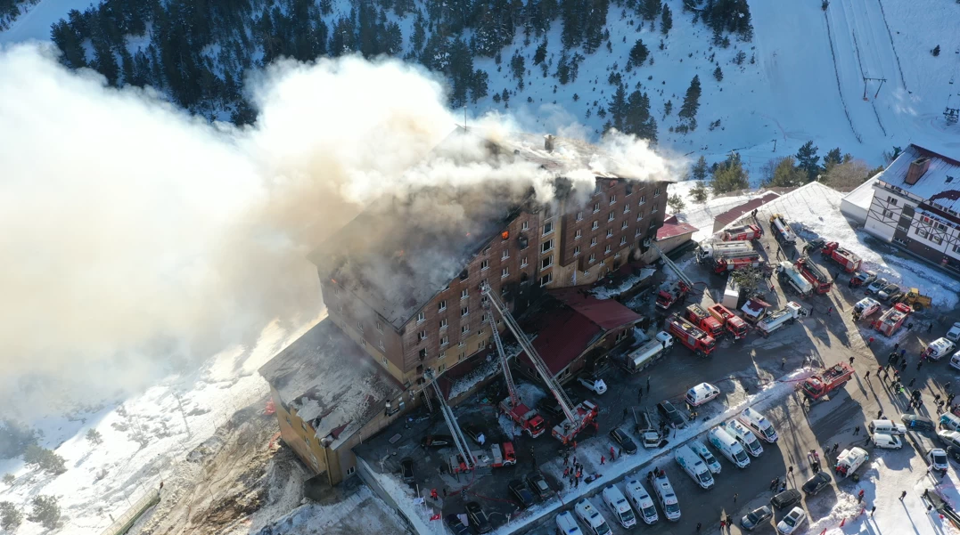 Bolu'daki yangın faciasından kareler 11