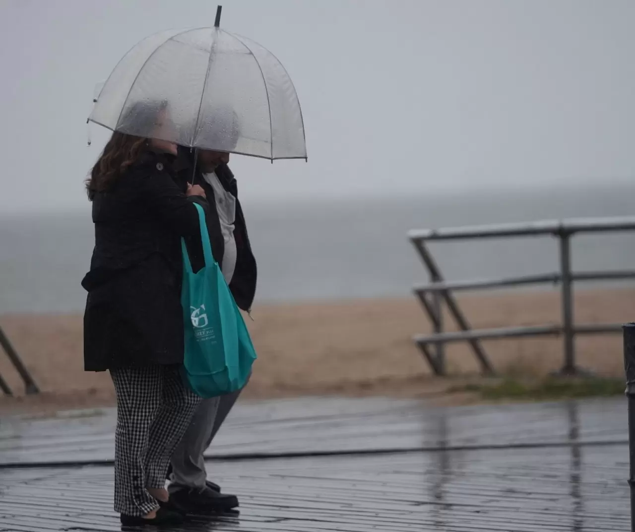 New York kentinde fırtına ve sağanak yağış etkili 3