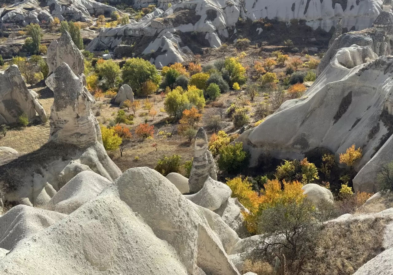 Sonbahar manzaraları Kapadokya'ya renk kattı 6