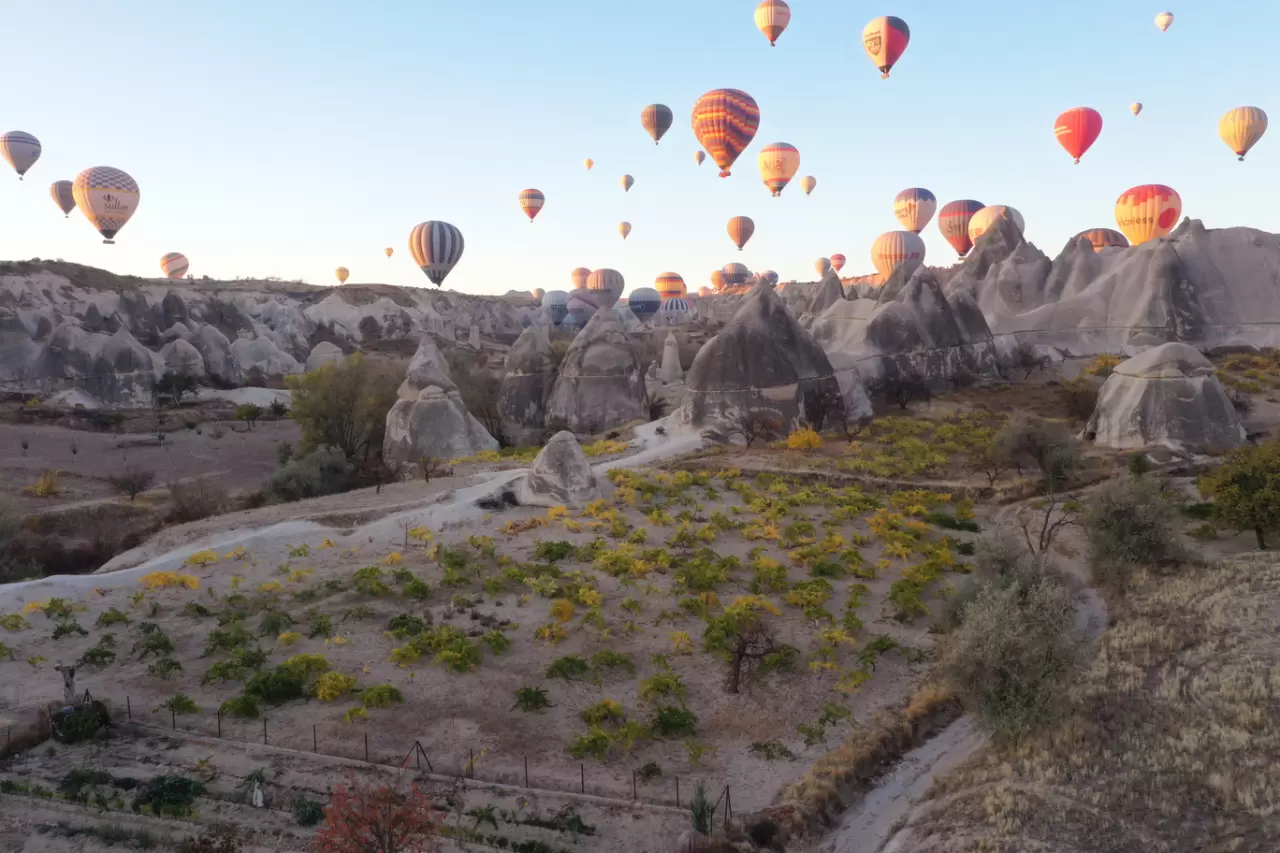 Sonbahar manzaraları Kapadokya'ya renk kattı 3