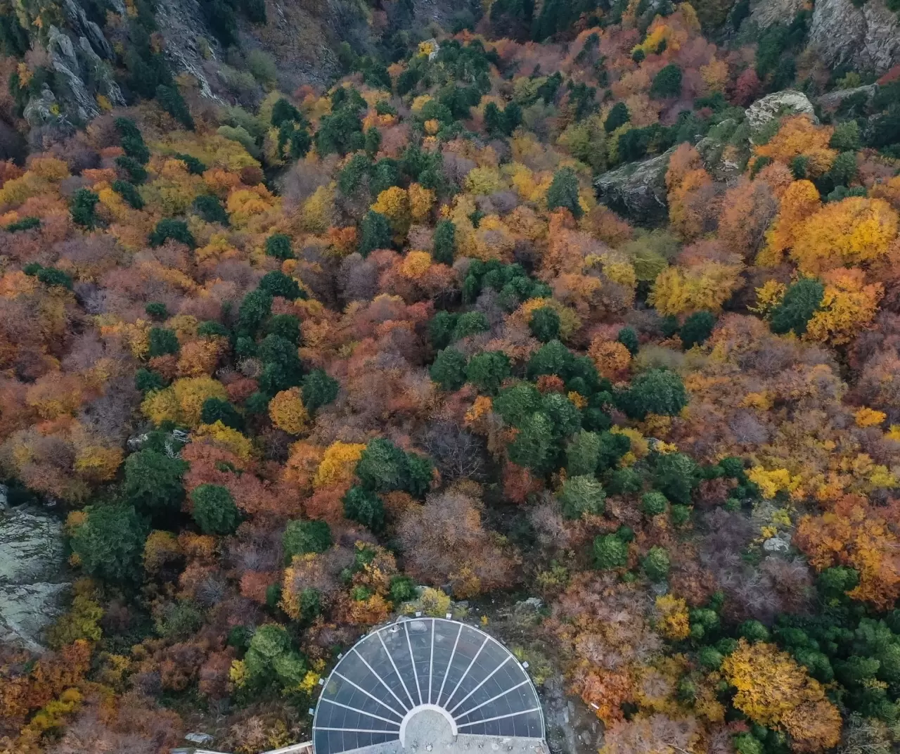 Uludağ'da sonbahar rengarenk görsel şölen sunuyor 6