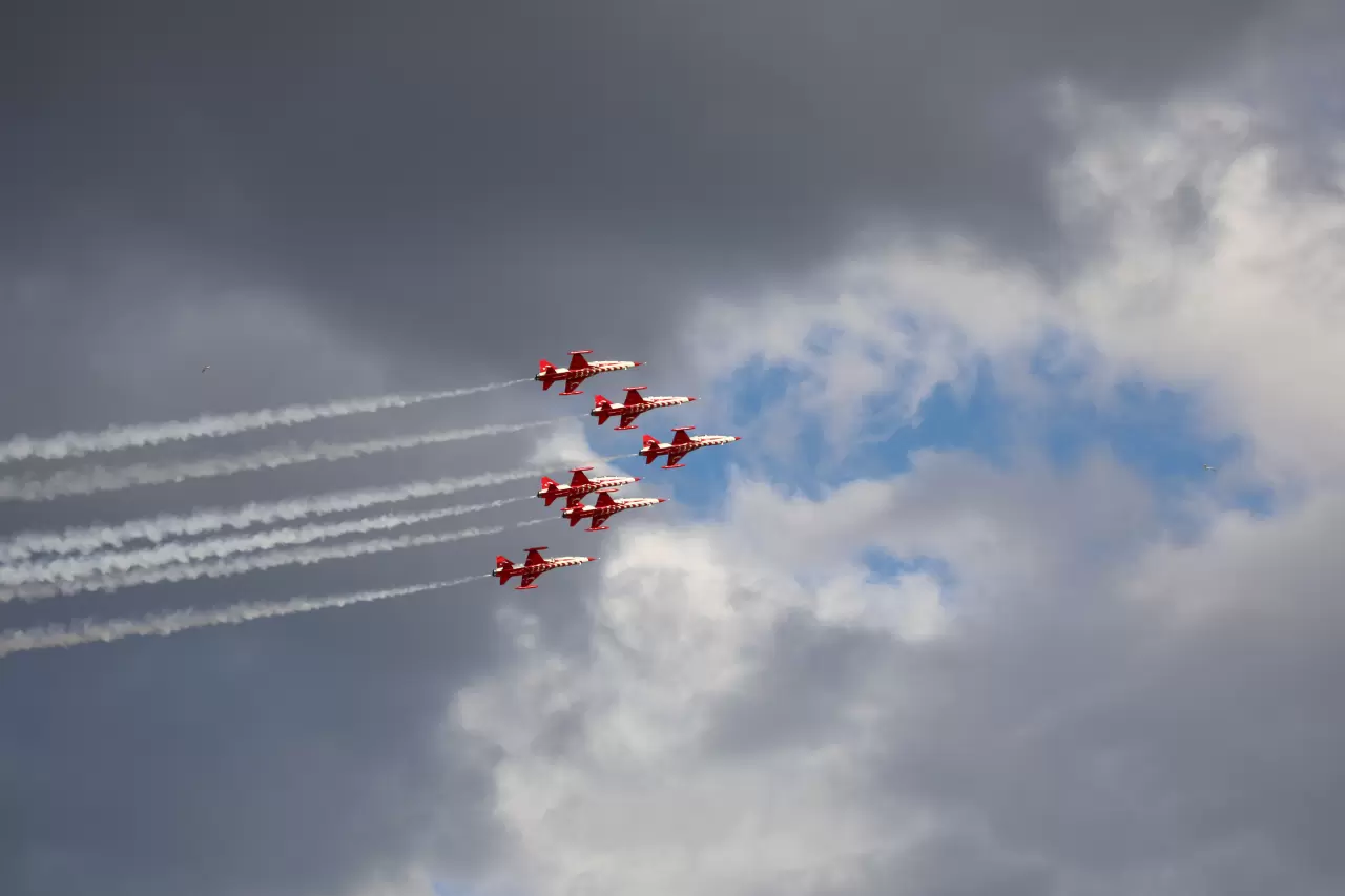 Türk Yıldızları: Selimiye semalarında test uçuşu yaptı 5