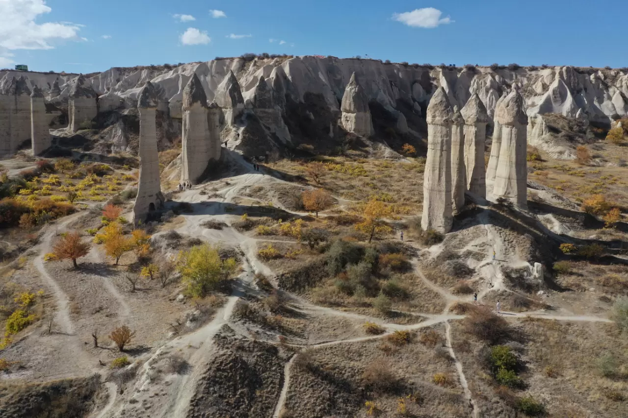 Sonbahar manzaraları Kapadokya'ya renk kattı 2