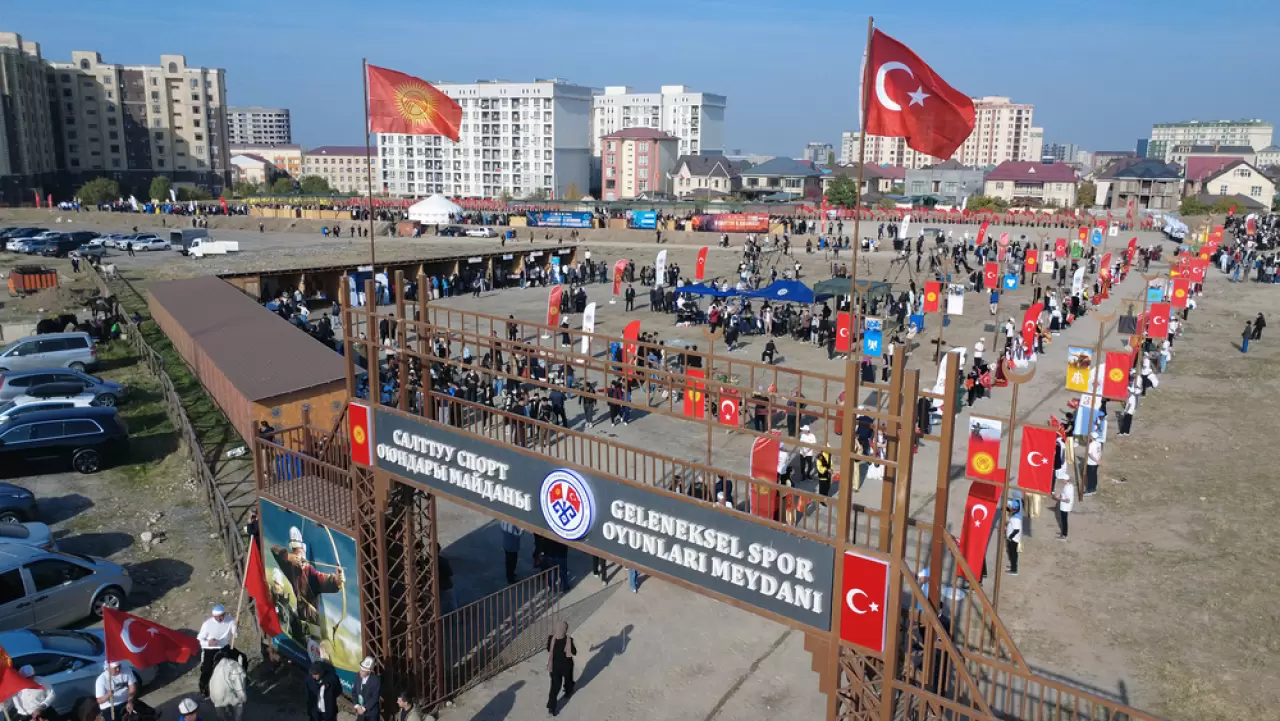 Kırgızistan-Türkiye Manas Üniversitesi'nde 2. Geleneksel Spor Oyunları heyecanı 1