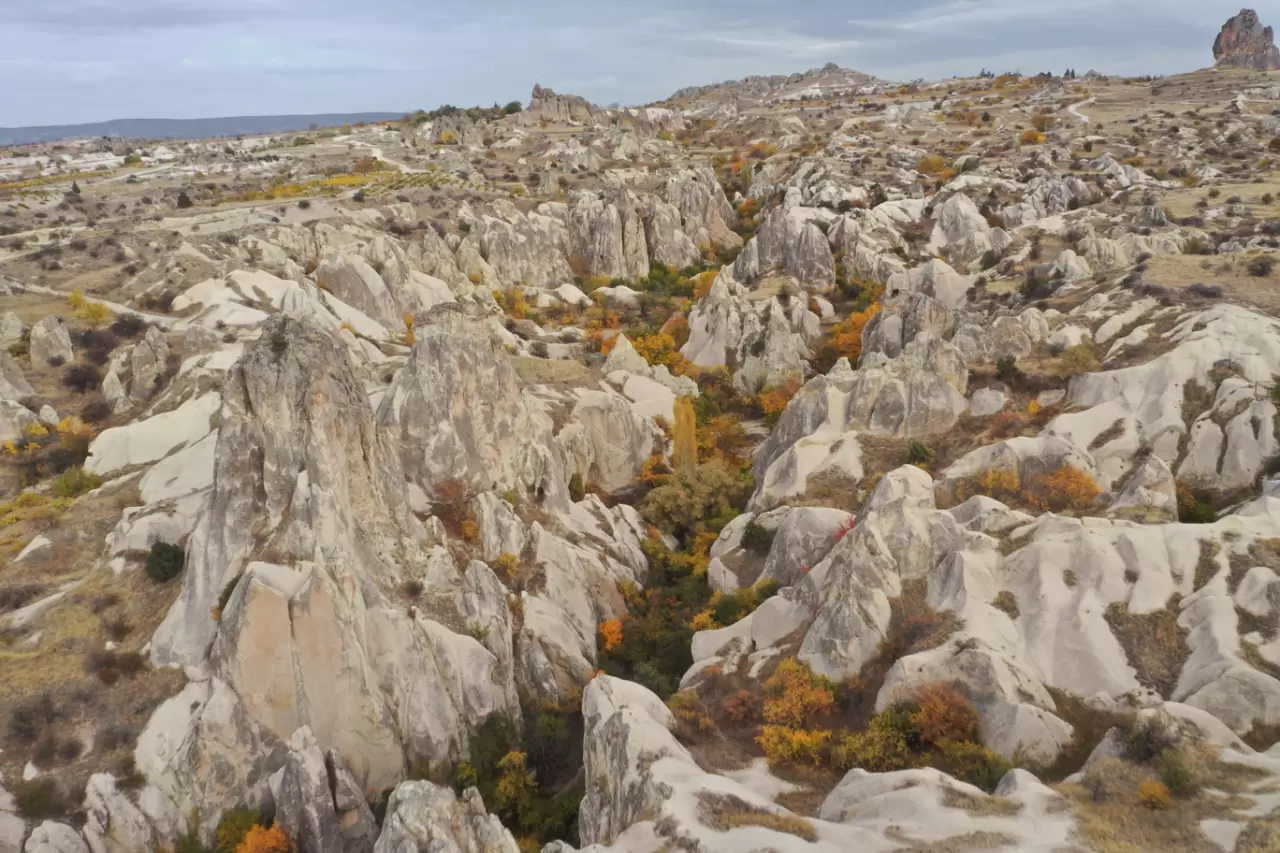 Sonbahar manzaraları Kapadokya'ya renk kattı 1