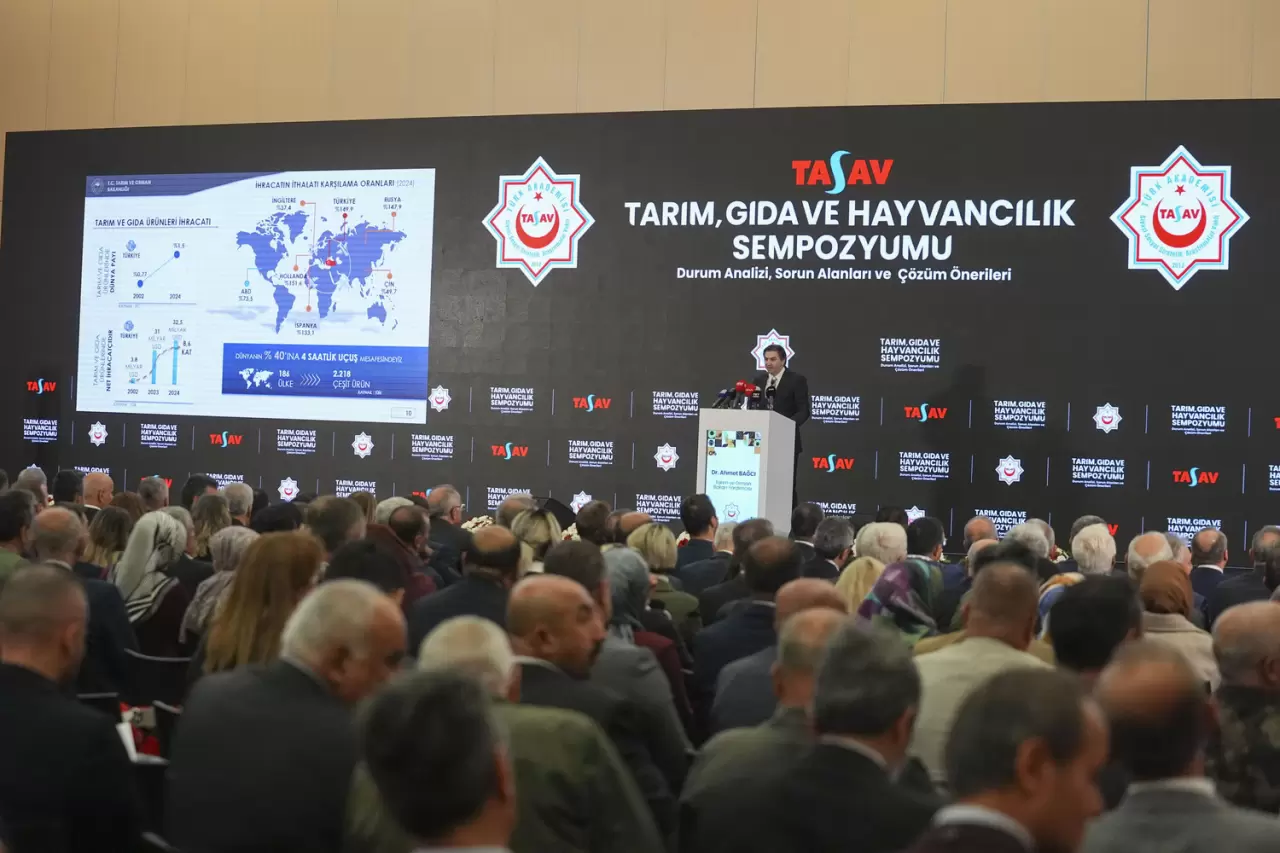 Cevdet Yılmaz Tarım, Gıda ve Hayvancılık Sempozyumu'nda konuştu 11