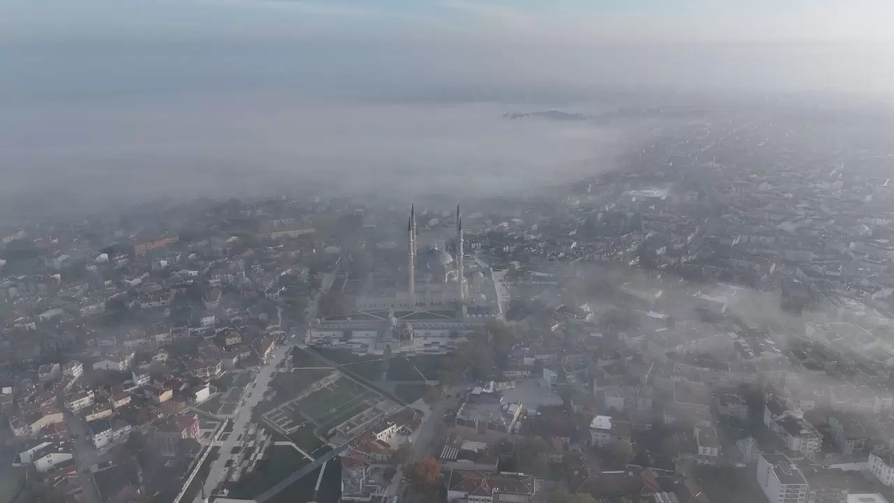 Tarihi yapı havadan böyle görüntülendi 6