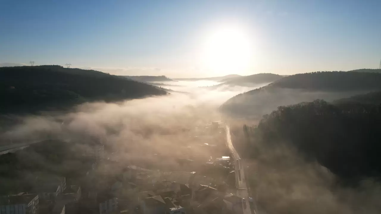 Arnavutköy Boğazköy’de sis masalı 1