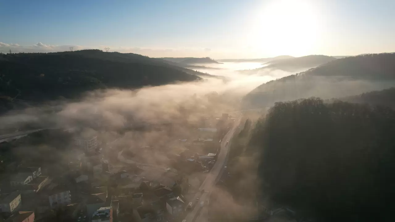 Arnavutköy Boğazköy’de sis masalı 5