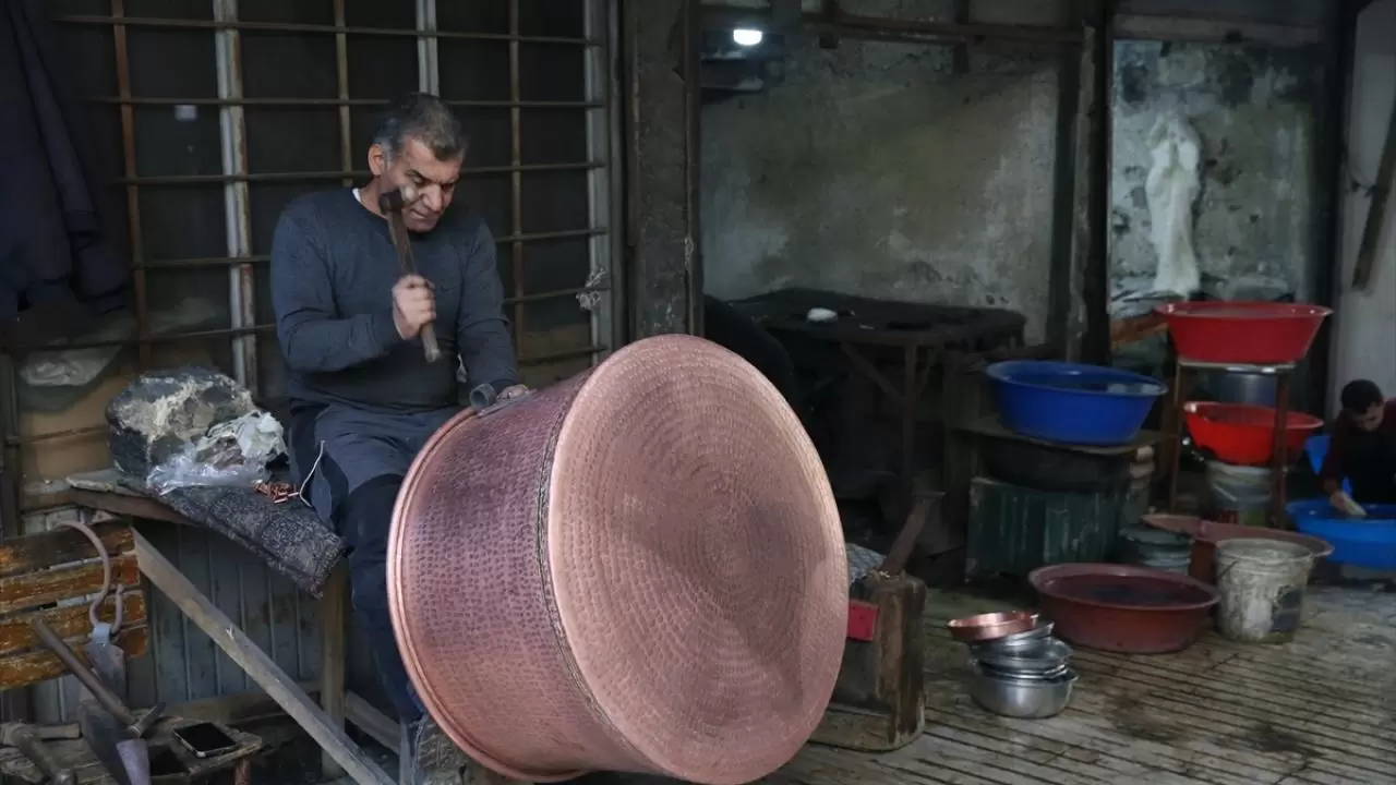 Bakırcılığın Kahramanmaraş'taki son temsilcileri mesleği yaşatmaya çalışıyor 4