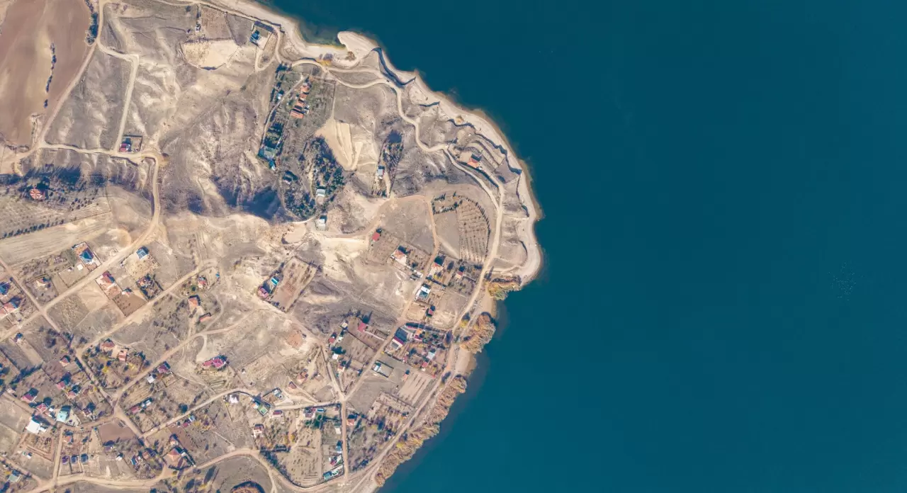 Havadan görüntülendi: Kapulukaya Barajı'nın eşsiz doğal manzarası 2